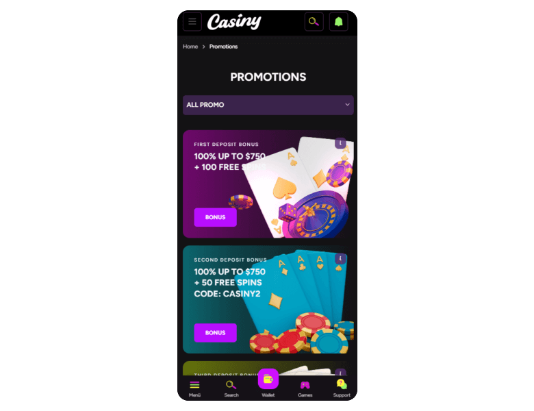 Discover the Excitement of Casiny Casino No Deposit Bonus 1 Discover the Excitement of Casiny Casino No Deposit Bonus 1